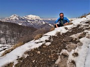 34 Bella vista sulle Grigne salendo in Zuc de Valmana dal versante nord